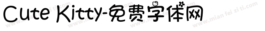 Cute Kitty字体转换